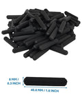 Premium PVC Dowel Pins For Woodworking And Furniture Repairs, Pack Of 100, 40MM Length And 8MM Diameter, Durable Plastic Dowels