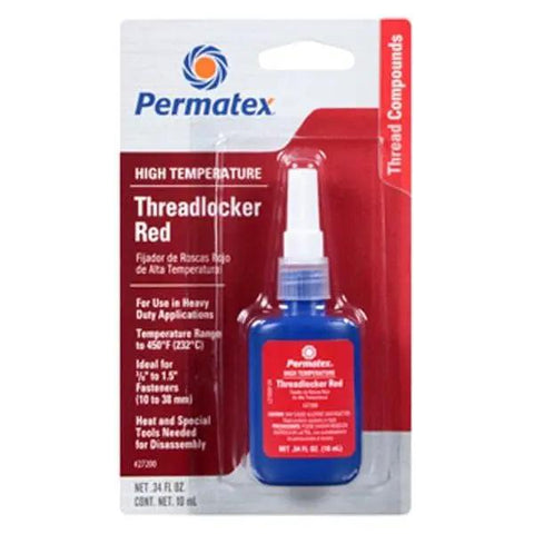 Replacement 6Ml Red Threadlocker High Temp Direct Fit For OE Style Install Built Tough To Handle Harsh Roads And Weather