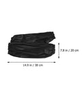 Heavy Duty Waterproof Pvc Oversleeves 6 Pack Set Oilproof Arm Covers For Mechanics And DIY Daily Grind Grease Monkey Ready, black sleeves measuring 14.9 in long and 7.8 in wide.