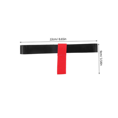 Scuba Diving Tank Strap For Side Mount Carrying Portable Dive Cylinder Rack Accessory showing size dimensions in cm and inches.