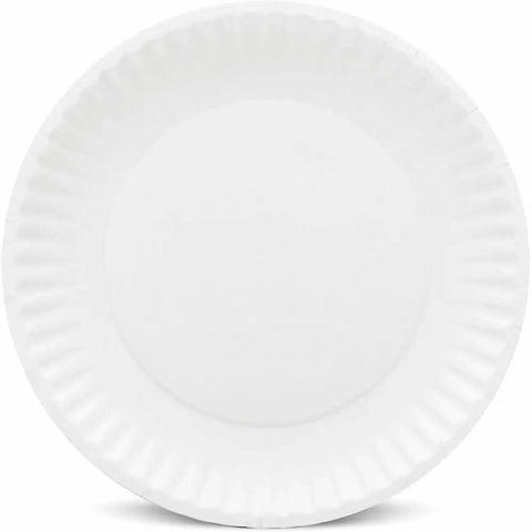 9 Inch White Paper Plates Bulk Pack Biodegradable Microwaveable Recyclable Eco Friendly Solid Pick For Backyard Cookouts And Weekends 1000 Count