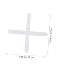 Pro Grade Tile Wedges And Spacers Kit For Quick Ceramic Tile Leveling Reusable PE Material Spacers 0.66in dimensions shown