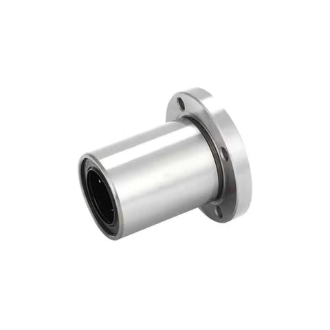 Round Flange Linear Bearings For 6 To 25mm Shafts, Rock Solid, Low Friction, Wear Resistant, Built Tough For CNC Machines, 3D Printers, And Linear Rails, Easy Mounting, Smooth Motion For Rod Shaft Guidance, bearing steel
