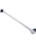 Honda Acura Front Driver And Passenger Sway Bar Links Fits 2018 To 2021 Accord 2020 To 2021 CRV Hybrid 2016 To 2021 Civic 2019 To 2021 Insight And 2019 To 2021 Acura RDX Beefy Suspension Links silver front sway bar link with threaded studs