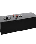 Black 14 To 15 Gallon Aluminum Fuel Cell Tank With 1.75 Inch Filler Neck For Ready To Race Universal Gas Tank for Marine Use