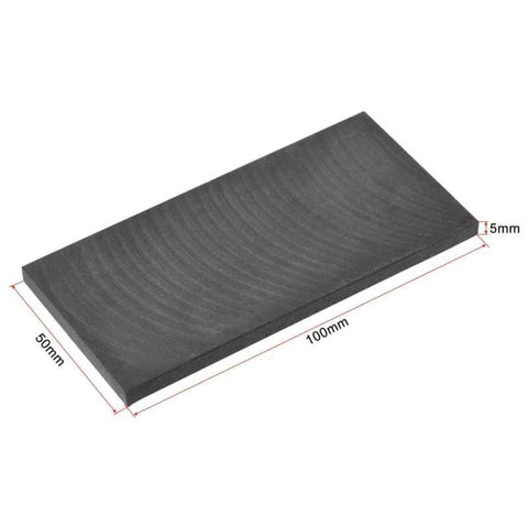 Graphite Plate 100mm By 50mm By 5mm Graphite Blank Block Black 1 Piece For Pro Grade Tooling Machining Soldering And Heat Resistant Projects
