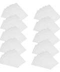 Stacks of 100 Pack White Self Seal Envelopes With Release Paper For Privacy Protection, Bulk Office Must Haves For Legal Mail And Everyday Use