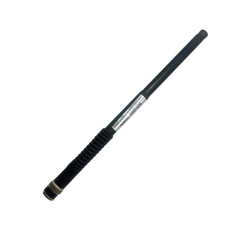 2Pack RH-205 Beefed-Up Telescopic VHF 144MHz Antenna With BNC Male Connector For Handheld Radios, black telescopic design
