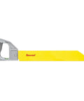 Pro-Grade PVC Saw With 18 Inch Blade For Cutting PVC And ABS Materials Plus Plasterboard Plywood And More Durable, Precise General-Purpose Cutting Tool K148-18 with yellow blade and aluminum handle.