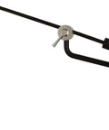 Level Up Your Interior Game With This Sick One Light Swing Arm Wall Sconce Decked Out In Matte Black And Modern Brass Details Paired With A Bright White Glass Shade For Smooth Lighting Vibes Anywhere, featuring matte black arm and bracket with white glass shade.