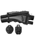 Heavy Duty Ccs2 To Chademo Dc Fast Charging Adapter Converter with dual connectors and smooth design for reliable EV charging.