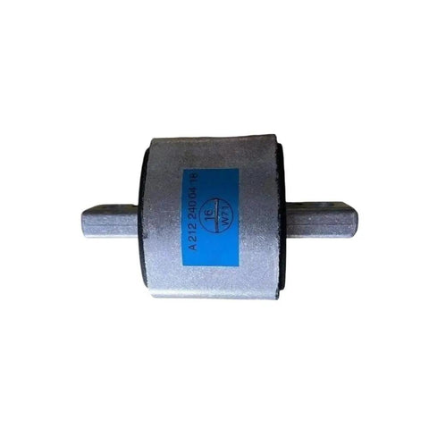 Beefy Engine Mount And Transmission Support For Cars Direct Fit With Part 2122400418 Keeps Your Engine Solid And Ride Smooth, Compatible With Mercedes Platforms. Grey rubber engine mount with metal bush and part 2122400418