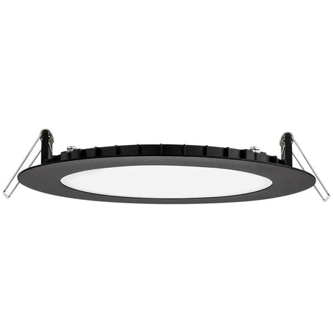 No Brainer Six Inch LED Recessed Downlight Serving Hella Bright Five Way Color Temperature Switching And Ultra Slim Wafer Trim In Sleek Matte Black For Easy Wall Or Ceiling Makeovers Six Pack Loaded