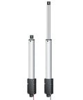 Compact DC 12V Linear Actuator Delivering Buttery Smooth Motion With 10mm Stroke And Solid 70N Push Power For Dead Simple Install, side view.