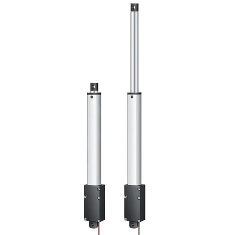 Compact DC 12V Linear Actuator Delivering Buttery Smooth Motion With 10mm Stroke And Solid 70N Push Power For Dead Simple Install, side view.