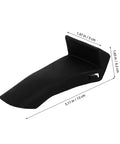 Lightweight Rubber Rim Protectors For Tire Machine Set Of 2 Pro Grade Clamp Covers Jaw Guard Protection Sleeves, black, dimensions shown