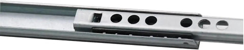 Close-up of Two Pack 17mm Wide Drawer Slides Heavy Duty Two Section Drawer Runners for Cabinets Full Extension Drawer Glides Smooth Quiet