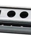 Close-up of Heavy Duty 17mm Drawer Slides Pair for Cabinets Two Section Full Extension Runners with Zinc Plated Steel