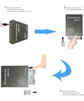 Usb 2.0 PCMCIA Card Reader For ATA PC Card And Flash Drive Gray Usb Card Adapter For Mass Storage And Flash Disk usage instructions
