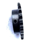 Side view of Roller Chain Sprocket B Type 24 Tooth With One Inch Bore Half Inch Pitch And Hardened Teeth In 1045 Steel