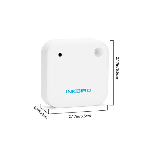 Wireless Temperature And Humidity Monitor With Bluetooth Sensor And App For Android And iOS Freezer Thermometer size display