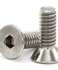 Flat Socket Head Cap Screw In 18-8 Stainless Steel, 1/2-13 Thread, 6 Inch Length, Hex Socket Drive Allen Bolt, Qty 250