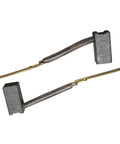 Heavy Duty Replacement Carbon Brush Set For DeWalt Tools Fits D26441 D26441K D26451K D26453K M66 2PK 2 Pack, close-up view.