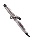 Crates Ion Curl Pro SR32 32mm Curling Iron Wand With JP Post Tracking, silver finish, snug grip, temperature display