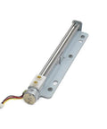 Killer Linear Stepper Motor Actuator With Integrated Metal Slide Table featuring slick 15 mm step accuracy and hella smooth 123 mm travel.