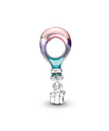 Birthday Hot Air Balloon Charm For Moments Bracelet In Sterling Silver With Multicolor Enamel Finish Gift Box Included Women Jewelry Gift Totally Cute Birthday Accessory For Her