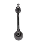 Premium Steel Suspension Lateral Arm And Ball Joint Assembly For Hyundai Genesis Coupe 2010-2016 Black Finish Durable Rubber Bushing Taper Stud Pressed Fit Direct Replacement For OEM Numbers Like 552502M000 And 552502M100 Smooth Ride. front-view black steel suspension lateral arm with ball joint and rubber bushing