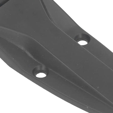 Built Tough 5.51 Inch Matte Black Zinc Alloy Soft Close T Strap Hinge No Slam Corner Bracket Heavy Duty close-up view.