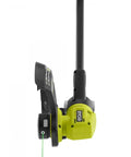 18 Volt Cordless String Trimmer And Edger Kit Featuring Auto Feed Head showing lightweight frame and adjustable trigger for easy use.