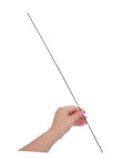 Hand holding Pro Grade Carbon Fiber Rods Set Of Ten 2mm By 500mm for RC Planes and Drones, lightweight solid pole for spar reinforcement