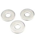 Top Tier Outboard Propeller Washer And Bushing Locking Nut Kit For 2 Stroke 9.9 To 15HP Marine Engines Perfect Fit For Suzuki Parts 90201 and 6E7-45987-01, three metal washers