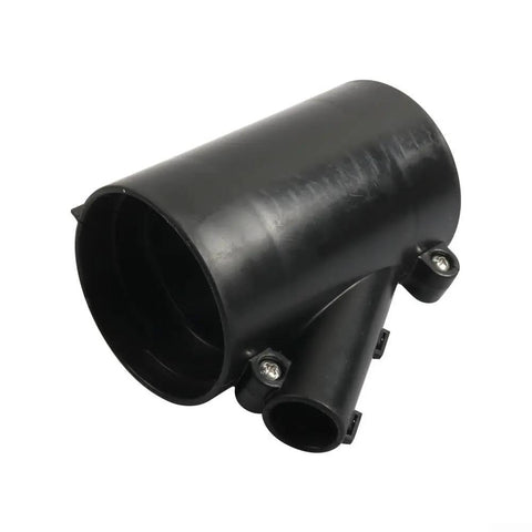Premium Outboard Motor Cable Conduit Sleeve And Flange Kit With Split Design For Easy Install On Pre-Wired Boats, Rust Resistant Pp Marine Sheath Protects Wiring From Harmful Elements And Keeps Cables Tidy With Stainless Steel Screws black PP cable sleeve with split flange and screws for pre-wired boats