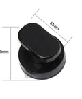 Dimensions of high strength suction cup armrest, 50mm by 62mm, for cabinets, wardrobes, refrigerators; ABS construction
