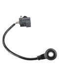 Ford Knock Sensor Wiring Harness For Fiesta Freelander Mazda 3 5 6 High Temp Durable Metal And Plastic Sensor Module LF01-18-921 1S7A-12A699-BB Beefed Up For Ultra Reliable Ignition Knock Detection black wiring harness with round sensor connector