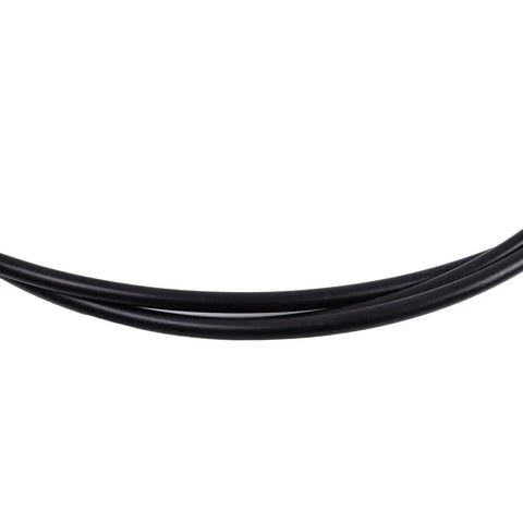 Close-up view of 14Ft Control Cable CC18914 Compatible With Mercury Outboard Engines, showing black marine-grade cable.