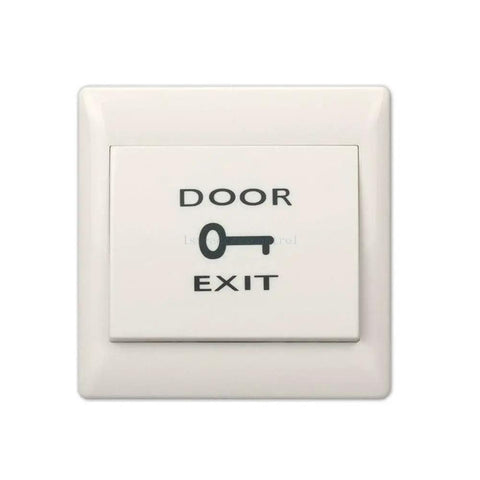 Push-to-exit button part of One Door Proximity RFID Access Control System With 600 Lb Magnetic Lock 110V Power USB Enroll Reader