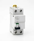 Heavy Duty Dual Pole Circuit Breaker 40 Amp 30 Ma Leakage Current Overcurrent Protection For Industrial And Residential Electrical Panels No Sweat Upgrade, side view showing installation features.