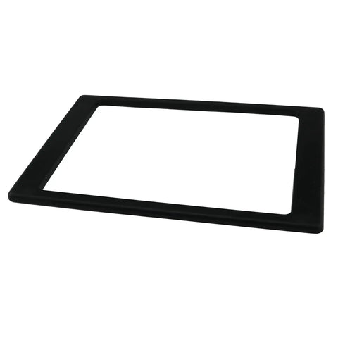 7Mm To 9.5Mm SSD Spacer Adapter For Laptops Converts 7Mm Drives To 9.5Mm Fit, Easy Install, Black, Ideal For MacBooks And Other Notebooks Upgrade Kit For All Laptops And Ultrabooks. Black plastic SSD spacer adapter shown angled