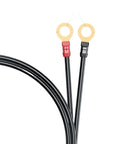 Dang Strong Six Foot Sae To Ring Terminal Extension Cable With Weatherproof 18 Awg Wire for automotive electrical builds showing connectors.