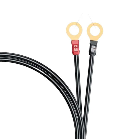 Dang Strong Six Foot Sae To Ring Terminal Extension Cable With Weatherproof 18 Awg Wire for automotive electrical builds showing connectors.