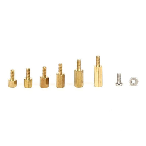 Top Shelf Carbon Steel Standoff Set Packed With Rock Solid One Way Screws And A Slick Storage Box Built For Gritty Panel Mounting Jobs And Daily Hardware Tasks Arrives In A Clean 180 Piece Bulk Kit - assorted hex standoffs