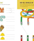 Busy Preschool Builders Learn With Trucks Tools And Mighty Machines In A Fun Construction Site Activity Book For Kid Friendly Hands And Curious Minds Ages 3 To 5 with safety gear images and tracing activities.