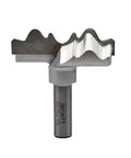 2 3/4 Inch Rosette Cutter For Woodworking With Micro-Grain Carbide Edge Delivers Long-Lasting Cuts, shown close-up