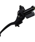 Left Hand Hydraulic Brake Lever Master Cylinder for Mini Bike ATV Quad Dirt Bikes, Seven Eighths Inch, black metal construction