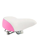 Kids Bike Seat For Girls On 12 To 20 Inch Bikes Wide And Comfy Pink Saddle With Waterproof Material Ergonomic Design For Smooth Easy Install With Mount Included