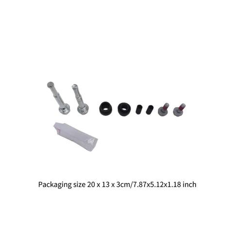 Top Tier Front Brake Caliper Guide Pin Set For Smooth And Reliable Vehicle Maintenance Featuring Durable Metal Construction For Easy Installation And Superior Performance On Your Car, packaging size 20 x 13 x 3cm